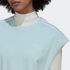 Γυναικεία Adidas Originals Adicolor Waist Cinch Γυναικείο T-Shirt ALMBLU -Γυναικεία Ρούχα Εκπτώσεις adidas originals waist cinch tee 3