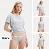 Calvin Klein Bikini 3-Pack Γυναικεία Εσώρουχα CORAL COR/CYBER GREEN/GREY 6 Calvin Klein Bikini 3-Pack Γυναικεία Εσώρουχα CORAL COR/CYBER GREEN/GREY -Γυναικεία Ρούχα Εκπτώσεις calvin klein bikini 3pk 5
