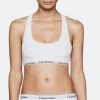 Γυναικεία Calvin Klein Bralette Γυναικείο Αθλητικό Μπουστάκι WHITE