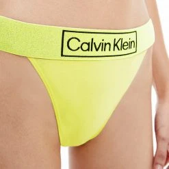Γυναικεία Calvin Klein String Γυναικείο Thong Εσώρουχο CYBER GREEN -Γυναικεία Ρούχα Εκπτώσεις calvin klein string thong 2