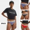 Γυναικεία Calvin Klein Thong 3-Pack Γυναικείο Εσώρουχο TUSCAN TERRA COTTA/LILAC BUD/BLACK -Γυναικεία Ρούχα Εκπτώσεις calvin klein thong 3pk