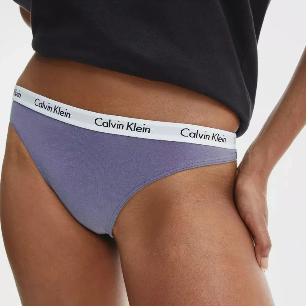 Γυναικεία Calvin Klein Thong 3-Pack Γυναικείο Εσώρουχο TUSCAN TERRA COTTA/LILAC BUD/BLACK 4 Γυναικεία Calvin Klein Thong 3-Pack Γυναικείο Εσώρουχο TUSCAN TERRA COTTA/LILAC BUD/BLACK - Image 4