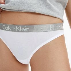 Calvin Klein Thong 3-Pack Γυναικεία Εσώρουχα TAPESTRY TEAL/WHITE/CITRINA -Γυναικεία Ρούχα Εκπτώσεις calvin klein thong 3pk 9