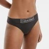 Γυναικεία Calvin Klein Γυναικείο Thong Εσώρουχο Black -Γυναικεία Ρούχα Εκπτώσεις calvin klein thong 8