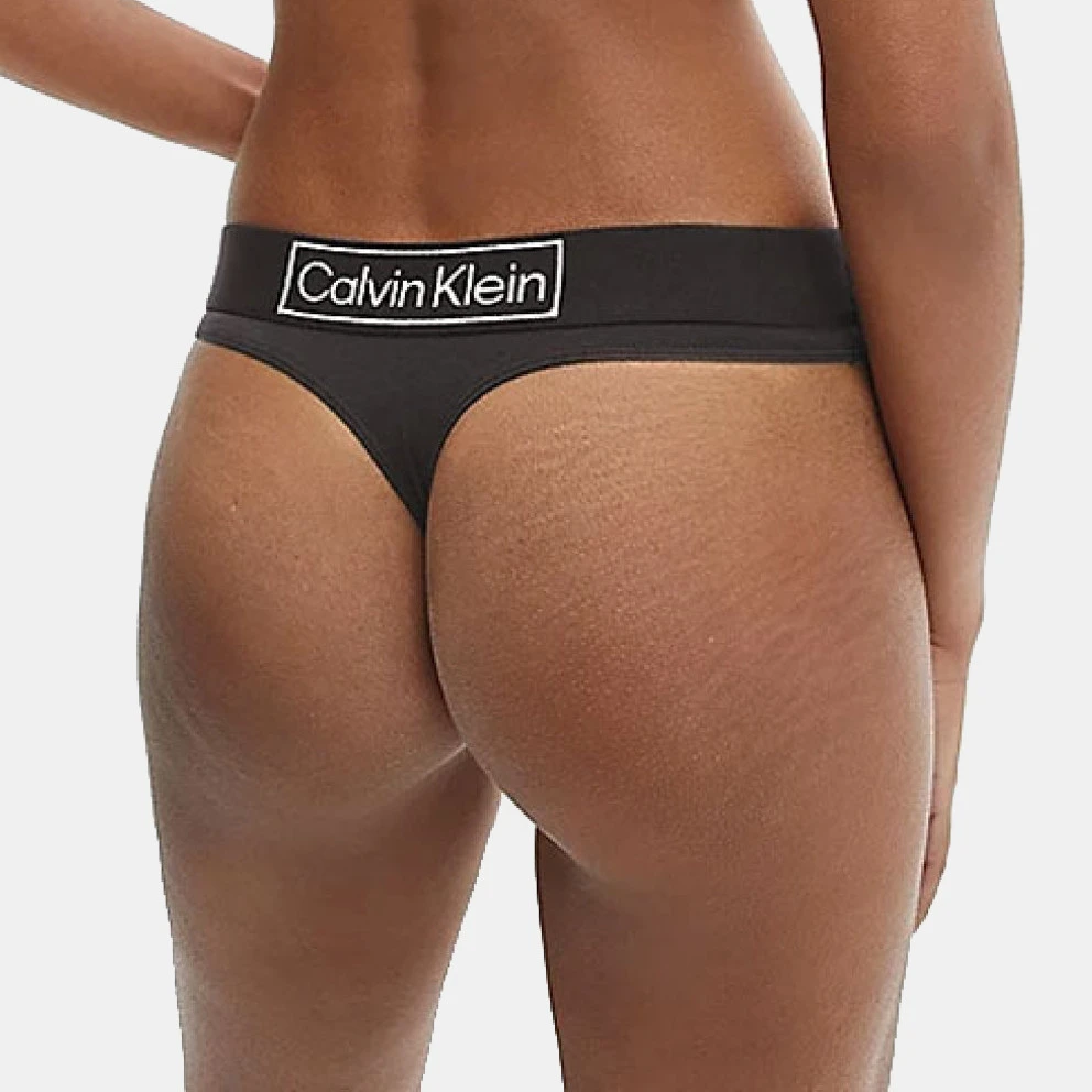 Γυναικεία Calvin Klein Γυναικείο Thong Εσώρουχο Black 2 Γυναικεία Calvin Klein Γυναικείο Thong Εσώρουχο Black - Image 2