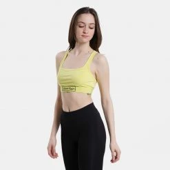 Γυναικεία Calvin Klein Unlined Bralette Αθλητικό Γυναικείο Μπουστάκι CYBER GREEN