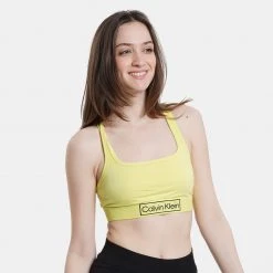 Γυναικεία Calvin Klein Unlined Bralette Αθλητικό Γυναικείο Μπουστάκι CYBER GREEN -Γυναικεία Ρούχα Εκπτώσεις calvin klein unlined bralette 5