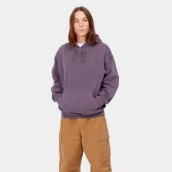 Γυναικεία Carhartt WIP Vista Ανδρική Μπλούζα με Κουκούλα Dark Plum