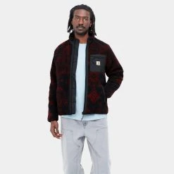 Γυναικεία Carhartt WIP Prentis Liner Ανδρικό Μπουφάν Verse Jacquard, Dark Navy, Corvina / Black -Γυναικεία Ρούχα Εκπτώσεις carhartt wip prentis liner 2