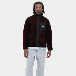 Γυναικεία Carhartt WIP Prentis Liner Ανδρικό Μπουφάν Verse Jacquard, Dark Navy, Corvina / Black