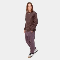 Γυναικεία Carhartt WIP Vista Ανδρικό Παντελόνι Φόρμας Dark Plum -Γυναικεία Ρούχα Εκπτώσεις carhartt wip vista sweat pant 7