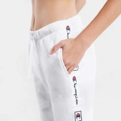 Γυναικεία Champion Rochester Elastic Cuff Γυναικείο Παντελόνι Φόρμας WHT/ALLOVERGP6126 -Γυναικεία Ρούχα Εκπτώσεις champion rochester elastic cuff pants 7
