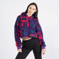 Fila Heritage Arya Γυναικεία Μπλούζα με Κουκούλα DARK GREEN