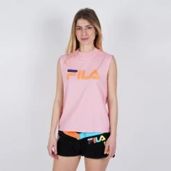 Γυναικεία Fila Heritage Helena Women's Tank PINK
