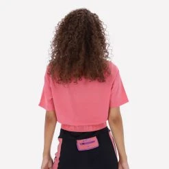 Fila Heritage Γυναικεία Fila Paisley Jacquard Γυναικείο Crop T-Shirt MINK -Γυναικεία Ρούχα Εκπτώσεις fila paisley s s t shirt 2