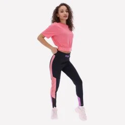 Fila Heritage Γυναικεία Fila Paisley Jacquard Γυναικείο Crop T-Shirt MINK -Γυναικεία Ρούχα Εκπτώσεις fila paisley s s t shirt 3