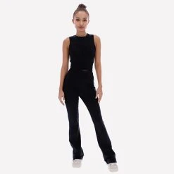 Fila Heritage Γυναικεία Fila Zemira Γυναικείο Αμάνικο Crop Top Black -Γυναικεία Ρούχα Εκπτώσεις fila zemira sleeveless top 6