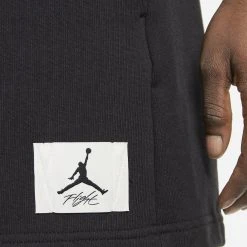 Γυναικεία Jordan Essentials Γυναικείο Σορτς BLACK/GYM RED -Γυναικεία Ρούχα Εκπτώσεις jordan w j essen fleece short 5