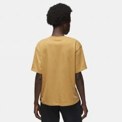 Γυναικεία Jordan Essentials Γυναικείο T-Shirt ELEMENTAL GOLD/WHITE -Γυναικεία Ρούχα Εκπτώσεις jordan w j essen tee core 22 1