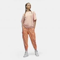 Γυναικεία Jordan (Her)itage Γυναικείο T-Shirt ARCTIC ORANGE -Γυναικεία Ρούχα Εκπτώσεις jordan w j heritage ovrsz gfx tee 3