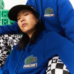 Γυναικεία Lacoste X Minecraft Unisex Μπλούζα με Κουκούλα BLUE 13 Γυναικεία Lacoste X Minecraft Unisex Μπλούζα με Κουκούλα BLUE -Γυναικεία Ρούχα Εκπτώσεις lacoste x minecraft hooded cotton fleece hoodie 5