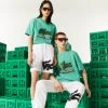 Γυναικεία Lacoste X Minecraft Unisex T-shirt GREEN