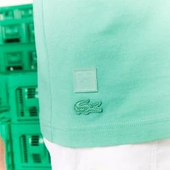 Γυναικεία Lacoste X Minecraft Unisex T-shirt GREEN -Γυναικεία Ρούχα Εκπτώσεις lacoste x minecraft t shirt 16