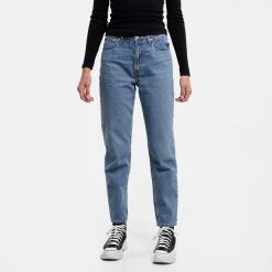 Γυναικεία Levi's '80s Mom Γυναικείο Τζιν Παντελόνι MED INDIGO - WORN IN