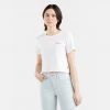 Levi's Γυναικεία Levis Cropped Jordie Γυναικείο T-shirt NEUTRALS