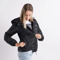 Γυναικεία Levi's Edie Packable Winsome Orchid Γυναικείο Μπουφάν BLACKS -Γυναικεία Ρούχα Εκπτώσεις levis edie packable jacket caviar 3