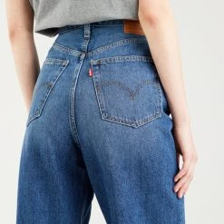 Γυναικεία Levi's High Loose Show Off Γυναικείο Τζιν Παντελόνι DARK INDIGO - WORN IN -Γυναικεία Ρούχα Εκπτώσεις levis high loose show off 3