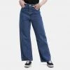 Levi's Γυναικεία Levis High Waisted Straight Joe Flush Γυναικείο Τζιν Παντελόνι DARK INDIGO - FLAT FINISH