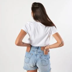 Γυναικεία Levi's Γυναικείο T-Shirt NEUTRALS -Γυναικεία Ρούχα Εκπτώσεις levis perfect tee white cn100xx 2