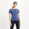 Γυναικεία Levi's Rib Baby Tee Γυναικείο T-Shirt BLUES