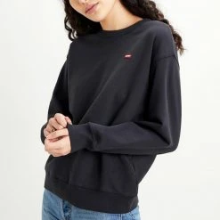 Γυναικεία Levi's New Original Crew Γυναικείο Φούτερ BLACKS