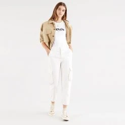 Levi's Levis The Perfect Tee New Logo Γυναικεία Μπλούζα NEUTRALS -Γυναικεία Ρούχα Εκπτώσεις levis the perfect tee new logo ii wh 2