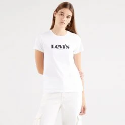 Levi's Levis The Perfect Tee New Logo Γυναικεία Μπλούζα NEUTRALS