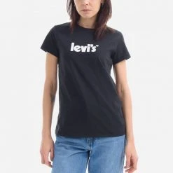 Γυναικεία Levi's The Perfect Seasonal Poster Γυναικείο T-shirt BLACKS