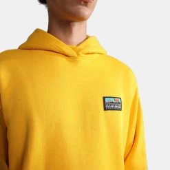 Γυναικεία Napapijri B-Freestyle Unisex Μπλούζα με Κουκούλα YELLOW RAY -Γυναικεία Ρούχα Εκπτώσεις napapijri b freestyle h yellow ray 2