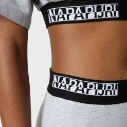 Γυναικεία Napapijri M-Box 2 Γυναικείο Κολάν LIGHT GREY MEL -Γυναικεία Ρούχα Εκπτώσεις napapijri m box leggings 2 light grey mel 3