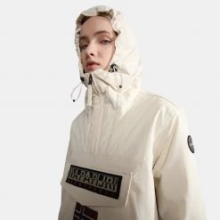Γυναικεία Napapijri Rainforest Winter 5 Anorak Γυναικείο Μπουφάν WHITECAP GRAY -Γυναικεία Ρούχα Εκπτώσεις napapijri rainforest w wint 5 whitecap gr 2