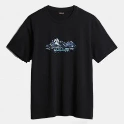 Γυναικεία Napapijri S-Backcountry Unisex T-Shirt BLACK 041