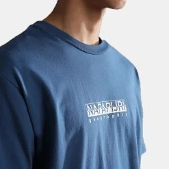 Γυναικεία Napapijri S-Box Unisex T-shirt BLUE ENSIGN -Γυναικεία Ρούχα Εκπτώσεις napapijri s box ss 3 blue ensign 2