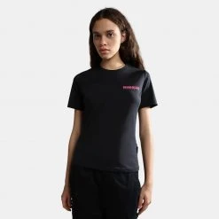 Γυναικεία Napapijri S-Chalk Γυναικείο T-shirt BLACK 041