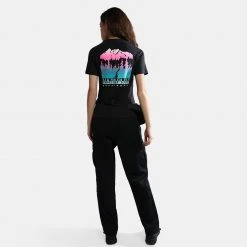 Γυναικεία Napapijri S-Chalk Γυναικείο T-shirt BLACK 041 -Γυναικεία Ρούχα Εκπτώσεις napapijri s chalk ss black 041 3