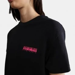 Γυναικεία Napapijri S-Rope Γυναικείο Crop Top BLACK 041 -Γυναικεία Ρούχα Εκπτώσεις napapijri s cold ss crop black 041 2