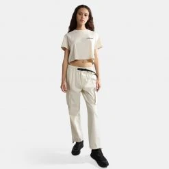 Γυναικεία Napapijri S-Rope Γυναικείο Crop Top WHITECAP GRAY -Γυναικεία Ρούχα Εκπτώσεις napapijri s rope ss crop whitecap gray 3