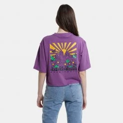 Γυναικεία Napapijri S-Veny Γυναικείο Τ-Shirt VIOLET CHINESE -Γυναικεία Ρούχα Εκπτώσεις napapijri s veny cropped violet chinese 1