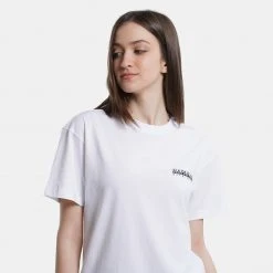 Γυναικεία Napapijri S-Veny Γυναικείο T-shirt BRIGHTWHITE 002 -Γυναικεία Ρούχα Εκπτώσεις napapijri s veny ss brightwhite 002 2