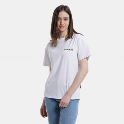 Γυναικεία Napapijri S-Veny Γυναικείο T-shirt BRIGHTWHITE 002